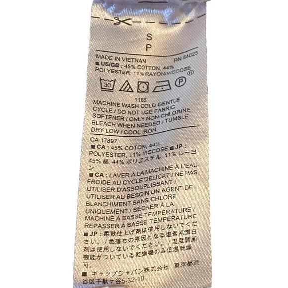 Banana Republic Pullover Men’s Small Gray Moisture Wicking 1/4 Zip Long Sleeve - Picture 15 of 16